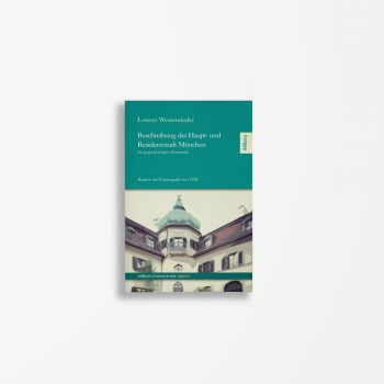 Buchcover Lorenz Westenrieder Beschreibung der Residenzstadt München