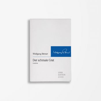 Buchcover Wolfgang Bittner Der schmale Grat