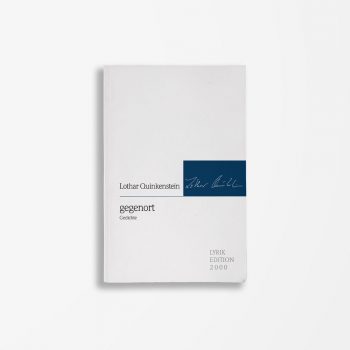 Buchcover Lothar Quinkenstein gegenort